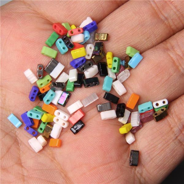 other wholesale double hole czech glass charm beads 3*5mm loose tila fit women men handmade jewelry making accessries supplies
other wholesale double hole czech glass charm beads 3*5mm loose tila fit women men handmade jewelry making accessries supplies