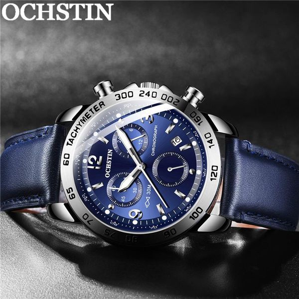 wristwatches ochstin fashion man wristwatch chronograph auto date sport men watch military genuine leather male clock 6123, Slivery;brown
wristwatches ochstin fashion man wristwatch chronograph auto date sport men watch military genuine leather male clock 6123, Slivery;brown