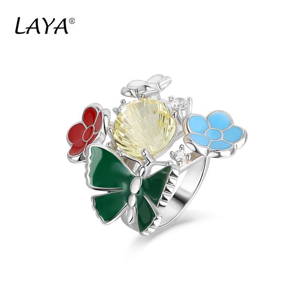 925 sterling silver butterfly cluster rings for women fashion new style zircon synthetic crystal stone colorful enamel party luxury jewelry, Golden;silver
925 sterling silver butterfly cluster rings for women fashion new style zircon synthetic crystal stone colorful enamel party luxury jewelry, Golden;silver