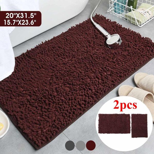 bath mats 2x shaggy mat water absorbent non-slip shower rugs bathtub furry bedroom door living room carpet kitchen anti-slip
bath mats 2x shaggy mat water absorbent non-slip shower rugs bathtub furry bedroom door living room carpet kitchen anti-slip