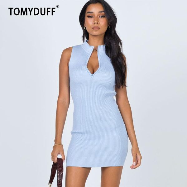 casual dresses tomyduff european and american fashion women's clothing 2021 autumn solid color sleeveless zipper slim fit dress, Black;gray
casual dresses tomyduff european and american fashion women's clothing 2021 autumn solid color sleeveless zipper slim fit dress, Black;gray