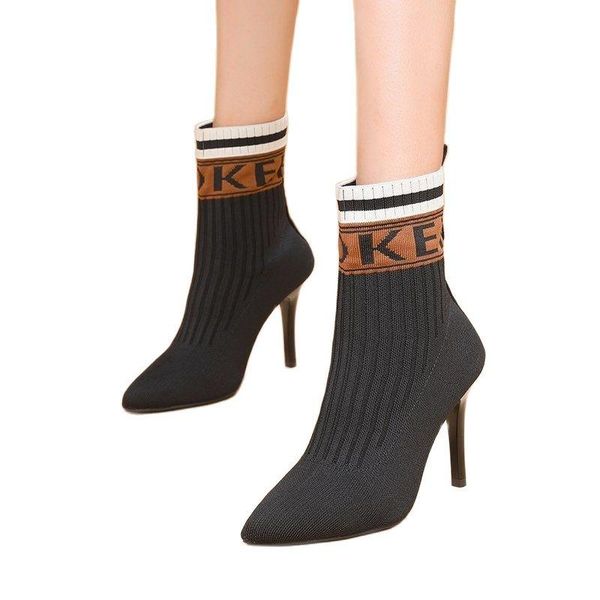 boots 2021 knitting for woman black pointed toe high heels sock spring autumn splip on stretch shoes
boots 2021 knitting for woman black pointed toe high heels sock spring autumn splip on stretch shoes