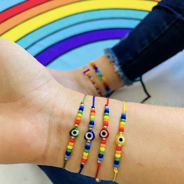 beaded, strands simple bohemian ethnic glass beads eyes handmade beaded colorful enamel small bracelet for women girls party jewelry, Black
beaded, strands simple bohemian ethnic glass beads eyes handmade beaded colorful enamel small bracelet for women girls party jewelry, Black