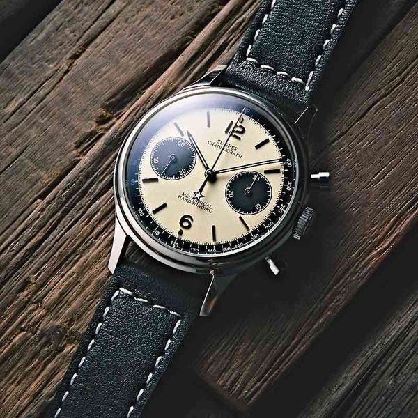 1963 chronograph mechanical seagull st1901 movement pilot watch men 38mm 40mm sapphire gooseneck watches mens 2021 montre homme, Slivery;brown
1963 chronograph mechanical seagull st1901 movement pilot watch men 38mm 40mm sapphire gooseneck watches mens 2021 montre homme, Slivery;brown
