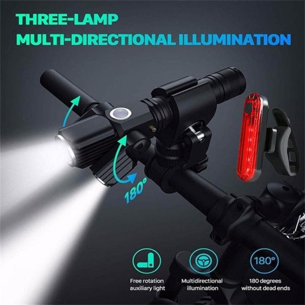 bike lights t6 l2led aluminum alloy multifunction three lamp head aircraft shape fashion casual strong and sturdy
bike lights t6 l2led aluminum alloy multifunction three lamp head aircraft shape fashion casual strong and sturdy
