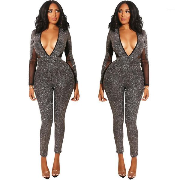 women's pants & capris wear autumn dew back shiny long-sleeved luxury tights v jumpsuit birthday party club dress trousers, Black;white
women's pants & capris wear autumn dew back shiny long-sleeved luxury tights v jumpsuit birthday party club dress trousers, Black;white