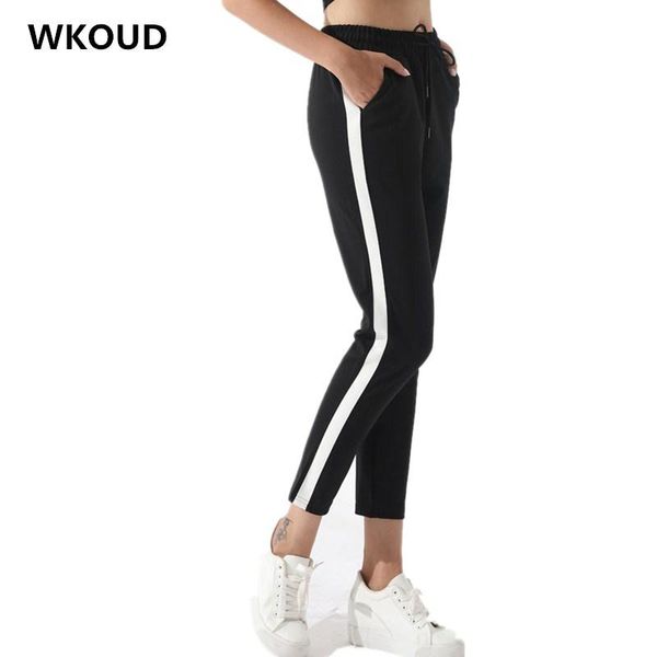 women's pants & capris wkoud plus size black casual harem striped for women pantalon femme pantalones mujer cintura alta trousers p8691, Black;white
women's pants & capris wkoud plus size black casual harem striped for women pantalon femme pantalones mujer cintura alta trousers p8691, Black;white