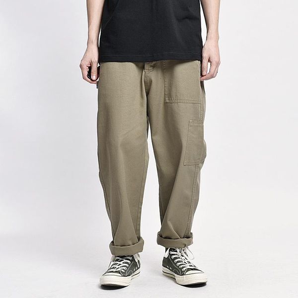 men's pants safari style multi-pocket cargo trousers men loose straight casual baggy mens work canvas, Black
men's pants safari style multi-pocket cargo trousers men loose straight casual baggy mens work canvas, Black