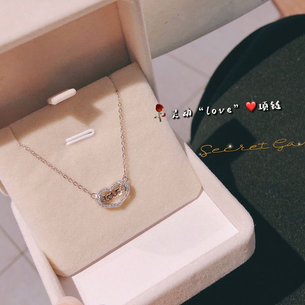 s925 sterling silver short necklace clavicle smart love net red simple neck jewelry
s925 sterling silver short necklace clavicle smart love net red simple neck jewelry