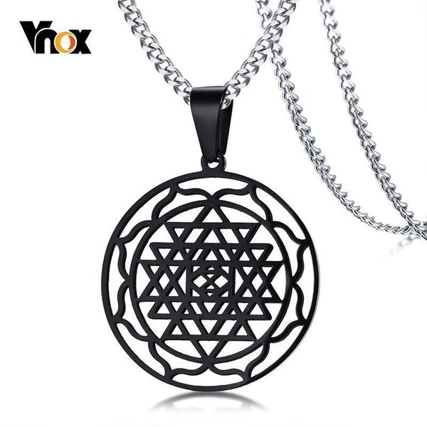 pendant necklaces vnox vintage sanskrit mantra symbol for men woman stainless steel round hollow prayer jewelry, Silver
pendant necklaces vnox vintage sanskrit mantra symbol for men woman stainless steel round hollow prayer jewelry, Silver