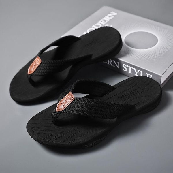 slippers men's flip flops men summer outdoor beach male soft bottom non-slip shoes indoor, Black
slippers men's flip flops men summer outdoor beach male soft bottom non-slip shoes indoor, Black