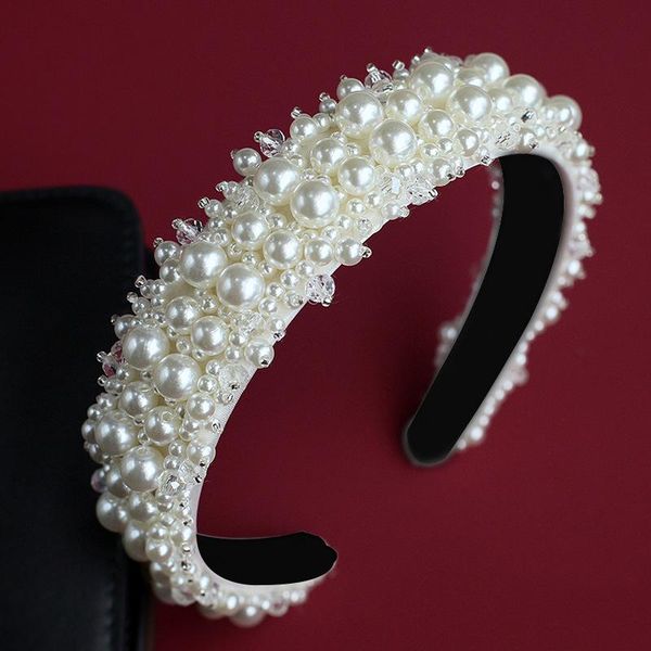pearl hairband women elegant white full handmade imitation sweet headband bridal crown hair accessories wedding decoration bun maker, Brown
pearl hairband women elegant white full handmade imitation sweet headband bridal crown hair accessories wedding decoration bun maker, Brown