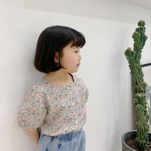 summer baby girls floral printed blouses korean style short-sleeved toddlers kids shirts, White;black
summer baby girls floral printed blouses korean style short-sleeved toddlers kids shirts, White;black