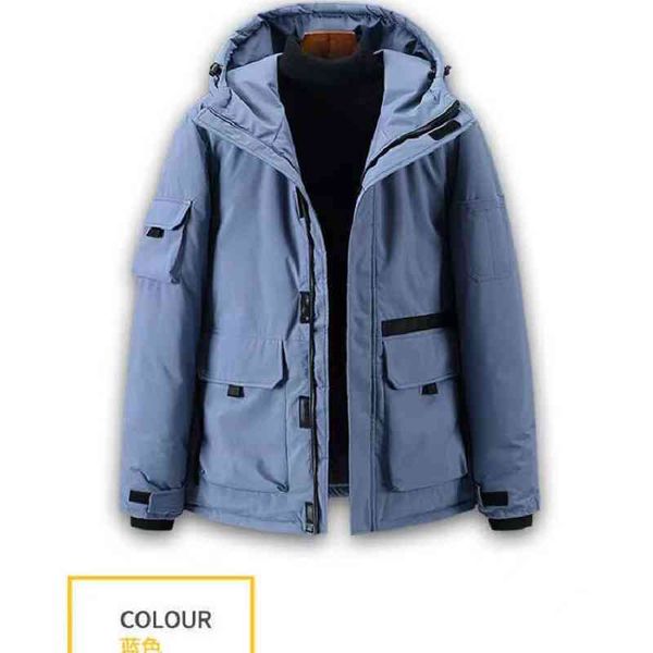 winter new men and women short real down jacket youth thickened lovers cargo coat trend men's wear, Black
winter new men and women short real down jacket youth thickened lovers cargo coat trend men's wear, Black