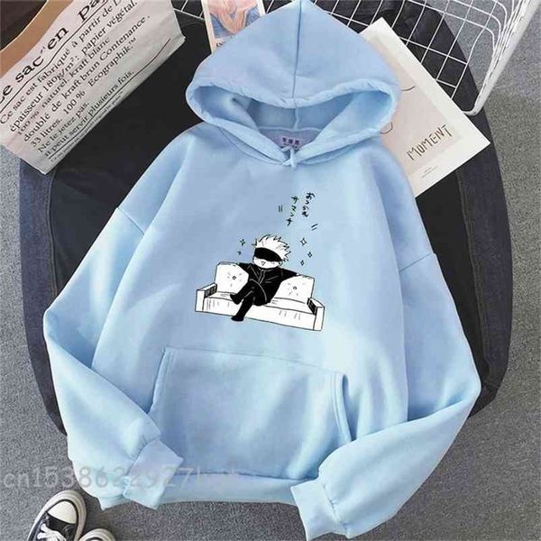 jujutsu kaisen anime hoodie women gojo satoru print spring aesthetic sweatshirt harajuku streetwear drop 210818, Black
jujutsu kaisen anime hoodie women gojo satoru print spring aesthetic sweatshirt harajuku streetwear drop 210818, Black