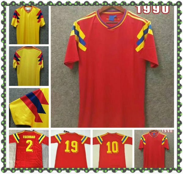 1990 colombia retro soccer jerseys mens valderrama guerrero escobar memoria home away football shirt classic uniforms maillot de foot, Black;yellow
1990 colombia retro soccer jerseys mens valderrama guerrero escobar memoria home away football shirt classic uniforms maillot de foot, Black;yellow