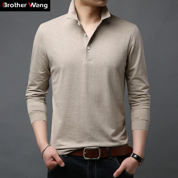 men's t-shirts 5-color lapel long-sleeved t-shirt men autumn business fashion cotton casual bottoming shirt male brand clothes 2j, White;black
men's t-shirts 5-color lapel long-sleeved t-shirt men autumn business fashion cotton casual bottoming shirt male brand clothes 2j, White;black