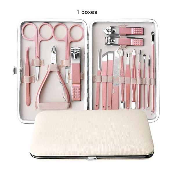 18pcs/set stainless steel nail clipper set multifunction manicure pedicure tool beauty tools kit for men use electric nose & ear trimmers
18pcs/set stainless steel nail clipper set multifunction manicure pedicure tool beauty tools kit for men use electric nose & ear trimmers