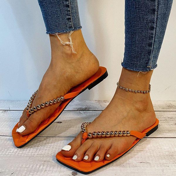 sandals string bead women's flat fashion flip-flops non-slip breathable women chaussure femme, Black
sandals string bead women's flat fashion flip-flops non-slip breathable women chaussure femme, Black