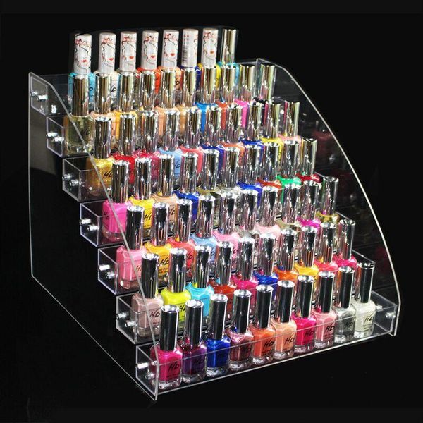 hooks & rails multilayer clear acrylic nail polish rack household makeup tool holder cosmetic organize storage shelf
hooks & rails multilayer clear acrylic nail polish rack household makeup tool holder cosmetic organize storage shelf