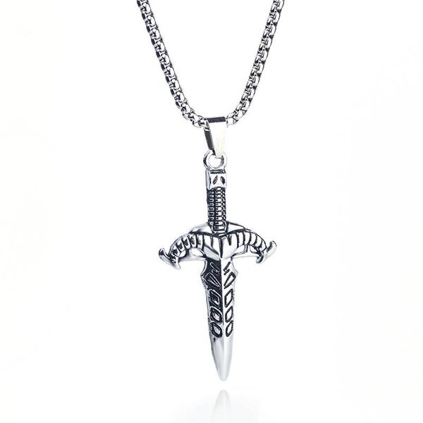 fashion sword dagger pendants round cross chain short long mens womens silver color necklace jewelry gift pendant necklaces
fashion sword dagger pendants round cross chain short long mens womens silver color necklace jewelry gift pendant necklaces