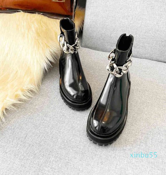 ladies designer boots thick heel classic ankle boots luxury leather party winter outdoor sports shoes, Black
ladies designer boots thick heel classic ankle boots luxury leather party winter outdoor sports shoes, Black
