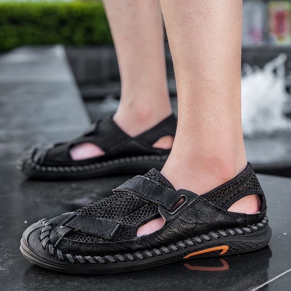 summer mens sandals men beach sandals breathable mesh casual shoes hiking sandals designer outdoor wading men sneakers, Black
summer mens sandals men beach sandals breathable mesh casual shoes hiking sandals designer outdoor wading men sneakers, Black