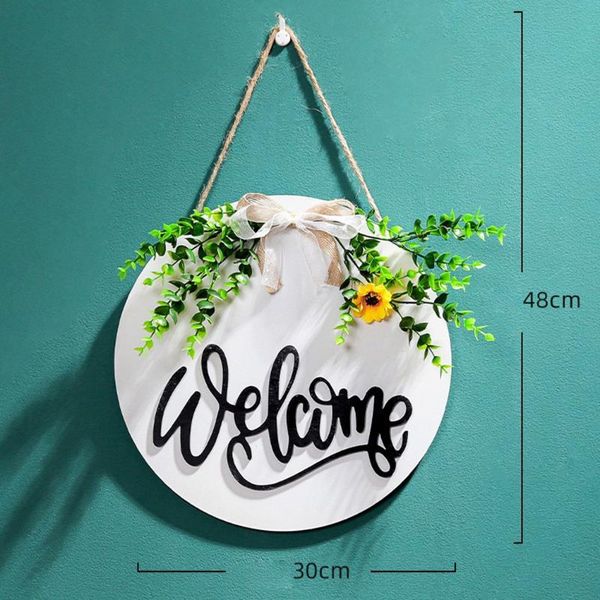tapestries door welcome wreath hanging ornament round wooden pendant hello decor sign home diy decoration
tapestries door welcome wreath hanging ornament round wooden pendant hello decor sign home diy decoration
