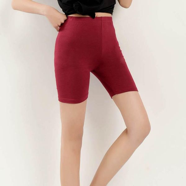 women's shorts 2021 high waist ladies soft seamless short pants women summer under skirt breathable tights, White;black
women's shorts 2021 high waist ladies soft seamless short pants women summer under skirt breathable tights, White;black