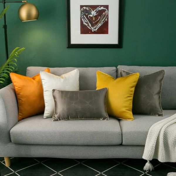 cushion/decorative pillow high precision yellow orange beige decorative pillows modern simple geometric jacquard cushion cover home el sofa 
cushion/decorative pillow high precision yellow orange beige decorative pillows modern simple geometric jacquard cushion cover home el sofa