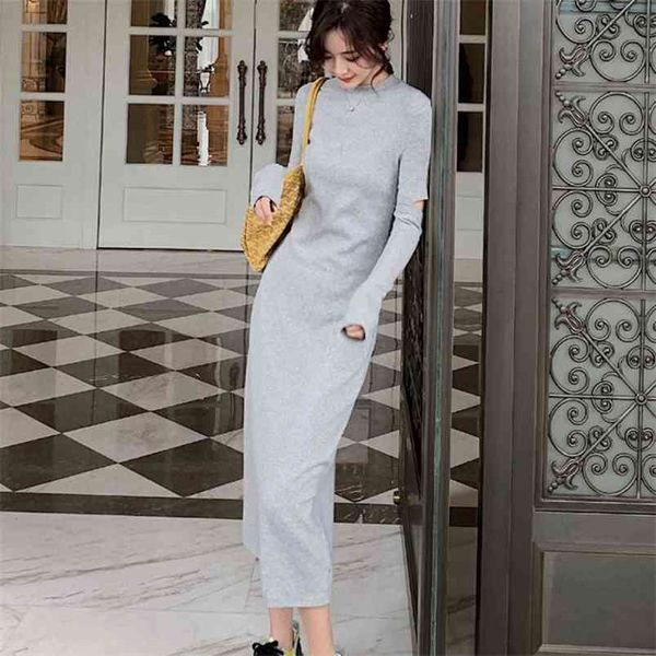robe ete femme autumn korean fashion casual women dress elegant long sleeve slim solid sheath bodycon vestidos 210514, Black;gray
robe ete femme autumn korean fashion casual women dress elegant long sleeve slim solid sheath bodycon vestidos 210514, Black;gray