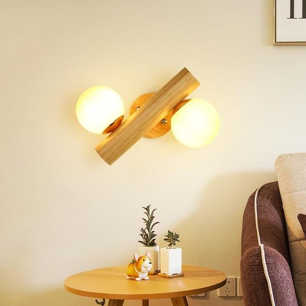 wall lamp nordic style solid wood creative can rotate glass ball net red lighting modern minimalist bedroom bedside
wall lamp nordic style solid wood creative can rotate glass ball net red lighting modern minimalist bedroom bedside