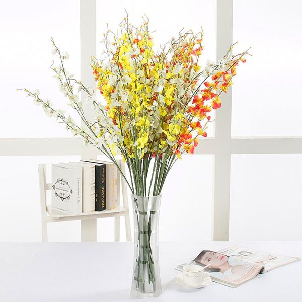 decorative flowers & wreaths 95cm 5 branch artificial dance orchid silk flower fake plant simulation decoration for wedding party home decor
decorative flowers & wreaths 95cm 5 branch artificial dance orchid silk flower fake plant simulation decoration for wedding party home decor
