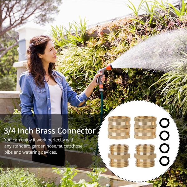 watering equipments 3/4 inch plant brass connector with 4 washers thread tubing male to quick connect easy install garden hose adapter
watering equipments 3/4 inch plant brass connector with 4 washers thread tubing male to quick connect easy install garden hose adapter