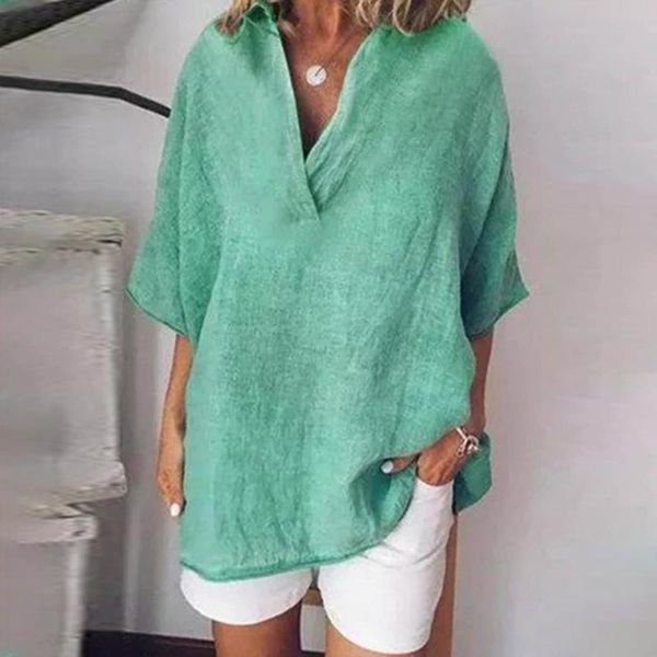 women's t-shirt solid color bell sleeve women loose oversized tshirt v-neck short tee shirt summer 2021 camisetas de mujer, White
women's t-shirt solid color bell sleeve women loose oversized tshirt v-neck short tee shirt summer 2021 camisetas de mujer, White