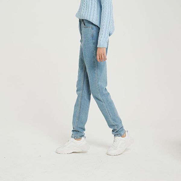 wixra basic jeans soft harem female straight all match high waist femme long denim pants for women plus size, Blue
wixra basic jeans soft harem female straight all match high waist femme long denim pants for women plus size, Blue