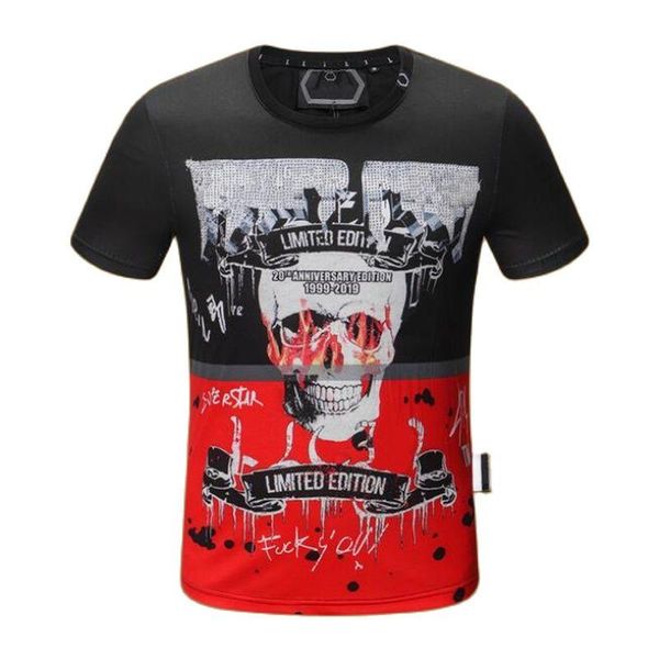 men's polos short sleeve t-shirt fashion brand heavy industry drill philippe summer personality trend nightclub, White;black
men's polos short sleeve t-shirt fashion brand heavy industry drill philippe summer personality trend nightclub, White;black