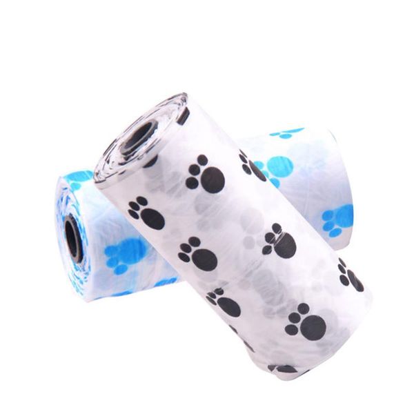 ly print pet waste bag 15pcs/roll 6x2.5cm strong load-bearing xsd88 dog travel & outdoors