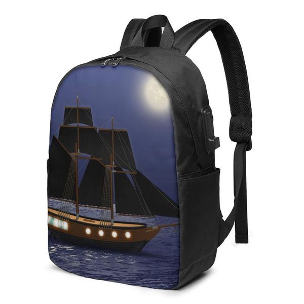 backpack fashion vintage ship with sails night sea student school bag for boy girl teenager usb charge computer lapback pack
backpack fashion vintage ship with sails night sea student school bag for boy girl teenager usb charge computer lapback pack