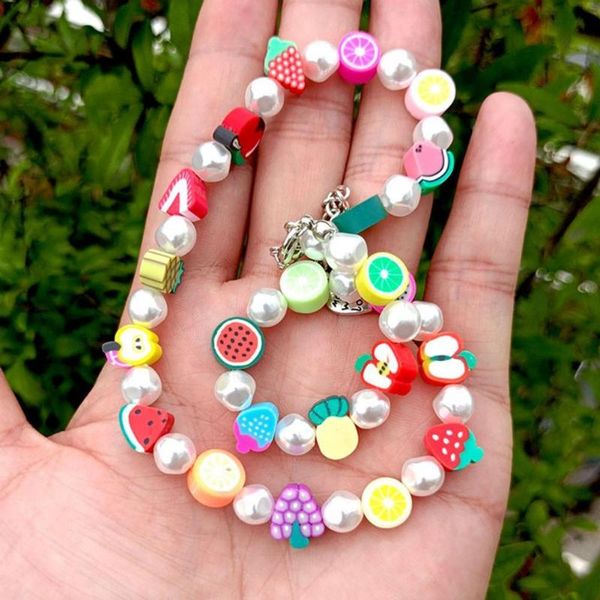 chokers fashion sweet soft pottery fruit choker necklace for women girls summer colorful random bead handmade bohemian collar, Golden;silver
chokers fashion sweet soft pottery fruit choker necklace for women girls summer colorful random bead handmade bohemian collar, Golden;silver