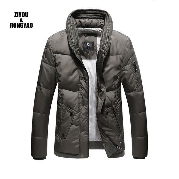 down jacket for men winter 80% white duck down coat trend baseball collar warm thick short, Black
down jacket for men winter 80% white duck down coat trend baseball collar warm thick short, Black