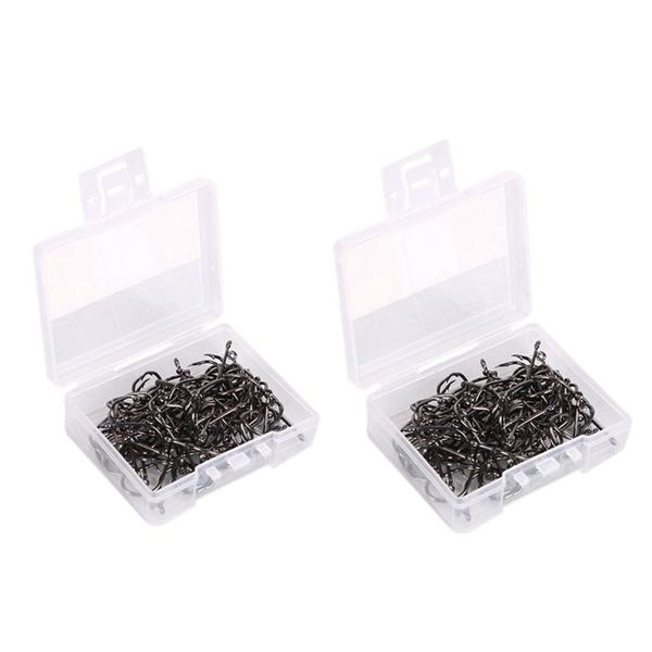 fishing hooks 200pcs high carbon steel fishhooks barbed hook equipment for lake river ocean - 100 pcs 4 & 8
fishing hooks 200pcs high carbon steel fishhooks barbed hook equipment for lake river ocean - 100 pcs 4 & 8