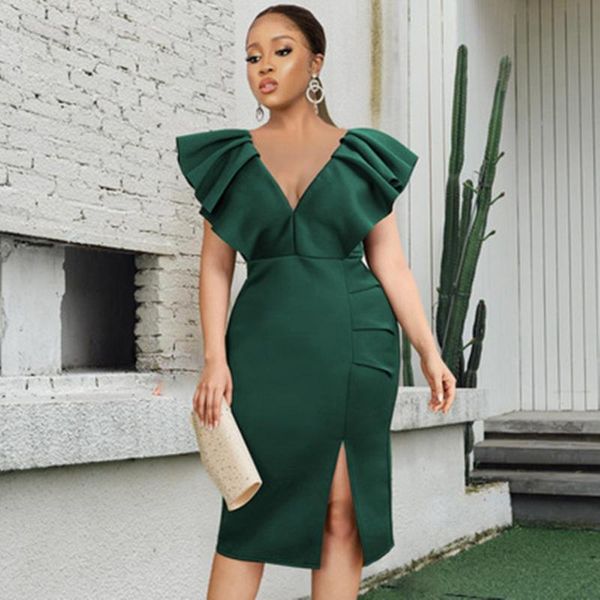 casual dresses 2021 ladies fashion slim street elegant temperament v - collar solid color split dress, Black;gray
casual dresses 2021 ladies fashion slim street elegant temperament v - collar solid color split dress, Black;gray