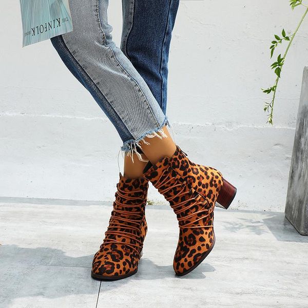 boots botines mujer 2021 women's fashion leopard print womens shoes round-toe suede thick heel zipper ankle botas, Black
boots botines mujer 2021 women's fashion leopard print womens shoes round-toe suede thick heel zipper ankle botas, Black