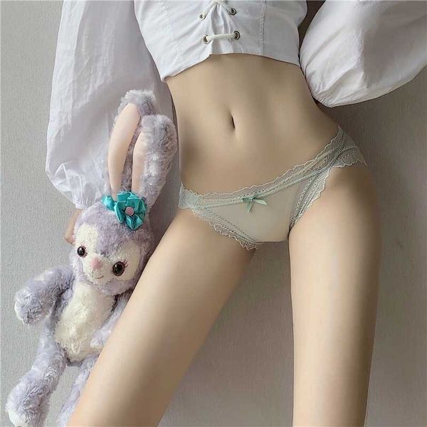 summer women's underwear mesh girl's ultra thin cotton crotch low waist lace bow ice girl, White;black
summer women's underwear mesh girl's ultra thin cotton crotch low waist lace bow ice girl, White;black