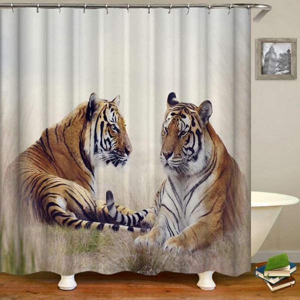 tiger shower curtains waterproof fabric 3d bathroom animals with hooks decoration large size 240x180cm bath screen
tiger shower curtains waterproof fabric 3d bathroom animals with hooks decoration large size 240x180cm bath screen