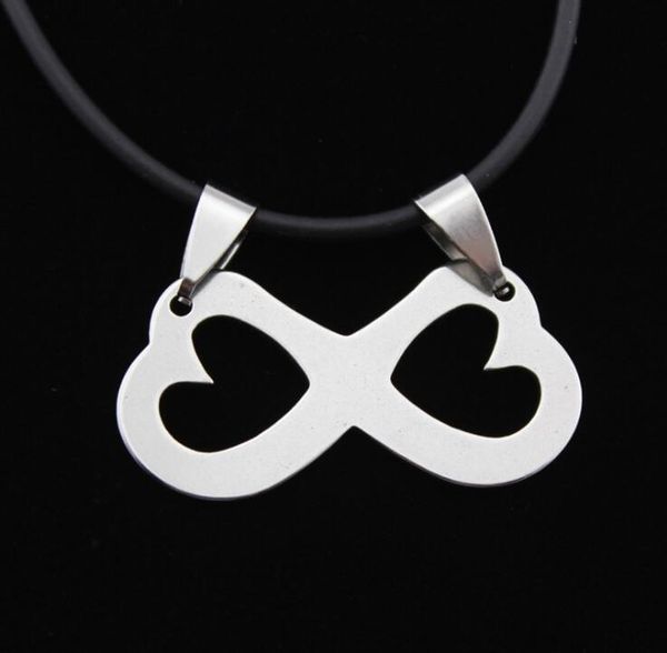fashion men and women stainless steel 8 words infinity pendant titanium jewelry choice bead necklace leather rope o chain, Silver
fashion men and women stainless steel 8 words infinity pendant titanium jewelry choice bead necklace leather rope o chain, Silver