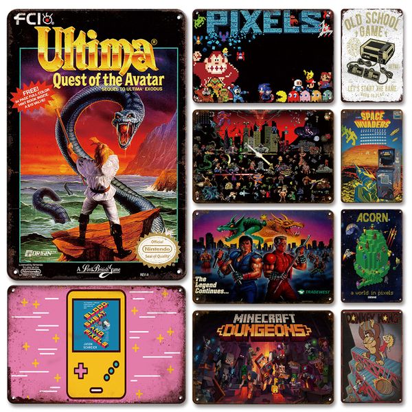 old game metal poster tin sign vintage gamer room art wall decor metal plate personalized home decoration accessories plaque
old game metal poster tin sign vintage gamer room art wall decor metal plate personalized home decoration accessories plaque