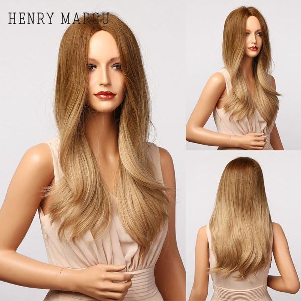 synthetic wigs henry margu long honey brown golden ombre wave wig for women natural middle part party high temperature fiber, Black
synthetic wigs henry margu long honey brown golden ombre wave wig for women natural middle part party high temperature fiber, Black