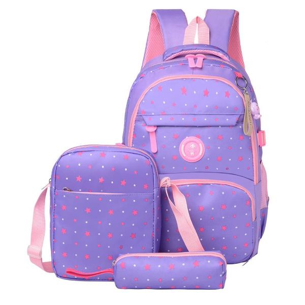 school bags kids bag for girls 3 pieces / sets dot printing children backpack large capacity waterproof nylon travel backpacks
school bags kids bag for girls 3 pieces / sets dot printing children backpack large capacity waterproof nylon travel backpacks